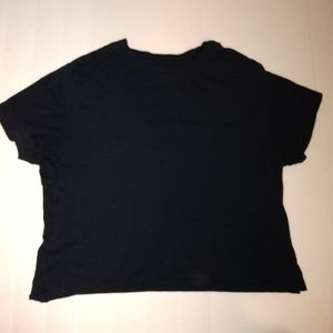 Black crop top